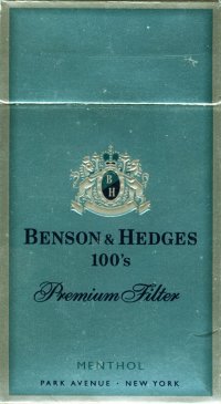 Benson & Hedges Menthol 100's Premium (USA)