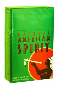 American Spirit Menthol Full-Bodied Taste Natural Tobacco Dark Green (USA)