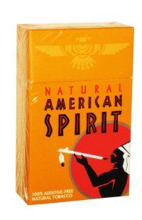 American Spirit Smooth Mellow Taste Natural Tobacco Orange (USA)